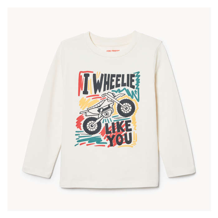 Toddler Boys' Graphic Long Sleeve